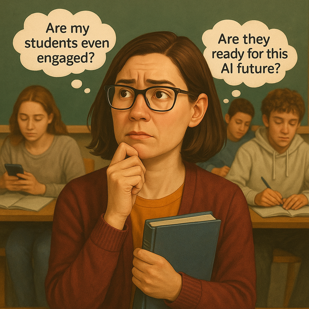 Teacher using EduSync